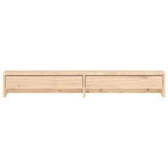 vidaXL Monitor Stand 100x27x15 cm Solid Wood Pine 5