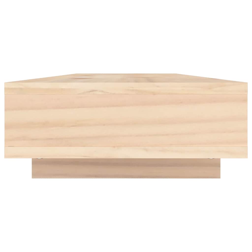 vidaXL Monitor Stand 100x27x14 cm Solid Wood Pine 6