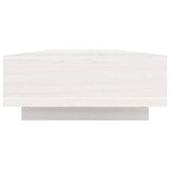 vidaXL Monitor Stand White 100x27x14 cm Solid Wood Pine 6