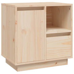 vidaXL Bedside Cabinet 50x34x50 cm Solid Wood Pine 2