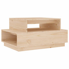vidaXL Coffee Table | Natural Pine | Solid Pine Wood | Medium | Coffee Table 2
