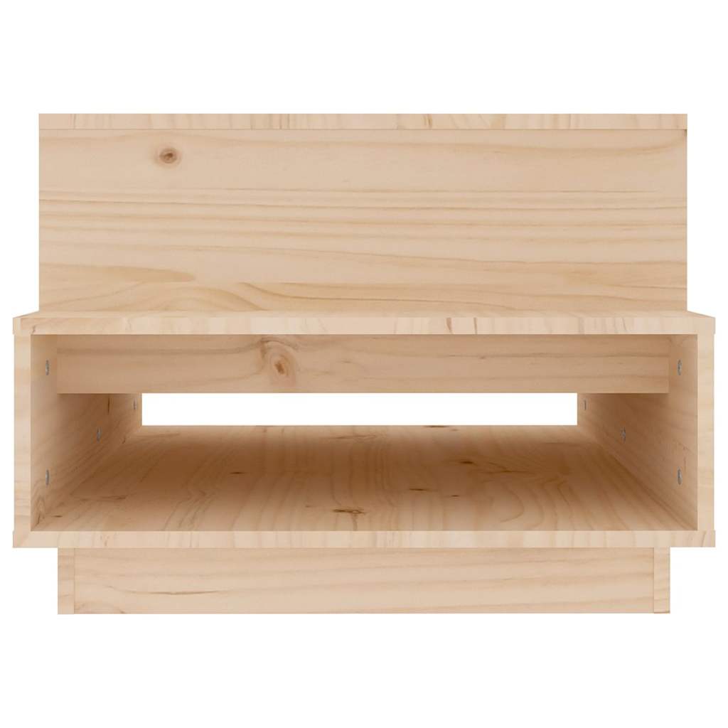 vidaXL Coffee Table | Natural Pine | Solid Pine Wood | Medium | Coffee Table 6