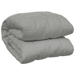 vidaXL Weighted Blanket Grey 120x180 cm 5 kg Fabric 2
