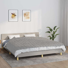 vidaXL Weighted Blanket Grey 155x220 cm 7 kg Fabric 1