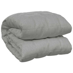 vidaXL Weighted Blanket Grey 155x220 cm 11 kg Fabric 2
