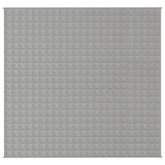 vidaXL Weighted Blanket Grey 220x235 cm King 11 kg Fabric 3