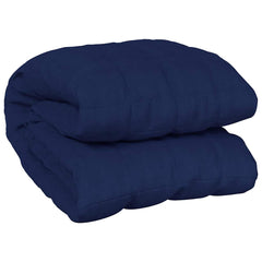 vidaXL Weighted Blanket Blue 150x200 cm 11 kg Fabric 2