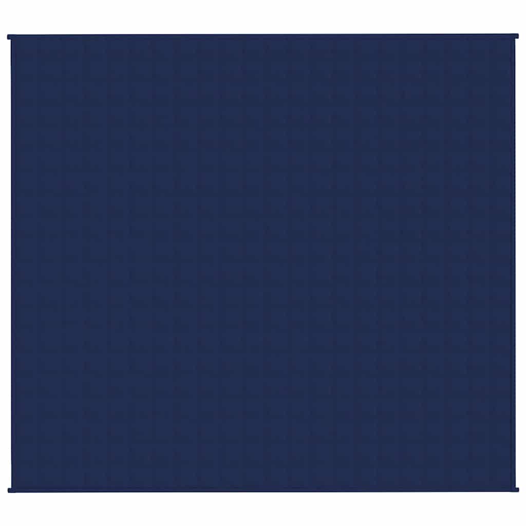 vidaXL Weighted Blanket Blue 200x225 cm 9 kg Fabric 3