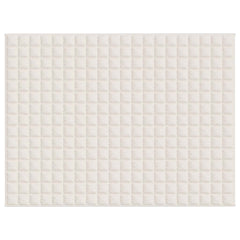 vidaXL Weighted Blanket Light Cream 150x200 cm 11 kg Fabric 3