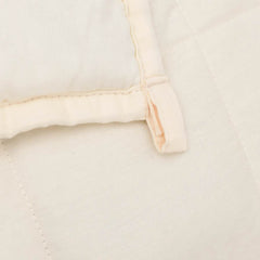 vidaXL Weighted Blanket Light Cream 200x200 cm 9 kg Fabric 5