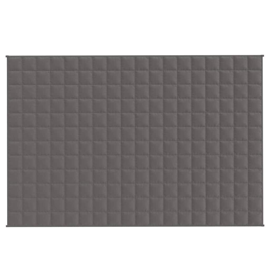 vidaXL Weighted Blanket Grey 120x180 cm 5 kg Fabric 3