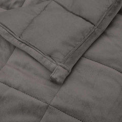 vidaXL Weighted Blanket Grey 120x180 cm 5 kg Fabric 5