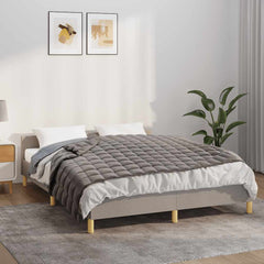 vidaXL Weighted Blanket Grey 120x180 cm 5 kg Fabric 1