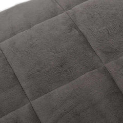 vidaXL Weighted Blanket Grey 120x180 cm 9 kg Fabric 4