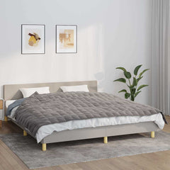 vidaXL Weighted Blanket Fabric Grey 7 kg