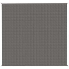 vidaXL Weighted Blanket Grey 220x235 cm King 15 kg Fabric 3