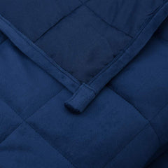 vidaXL Weighted Blanket Blue 220x235 cm King 15 kg Fabric 5