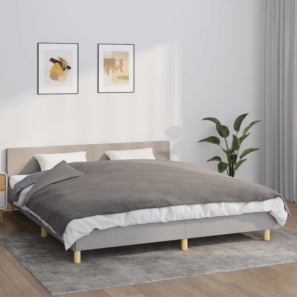 Weighted Blanket Cover Fabric Grey Length