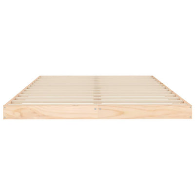 Bed Frame 120x200 cm Solid Wood Pine