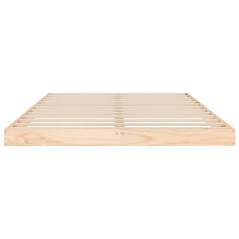 Bed Frame 120x200 cm Solid Wood Pine