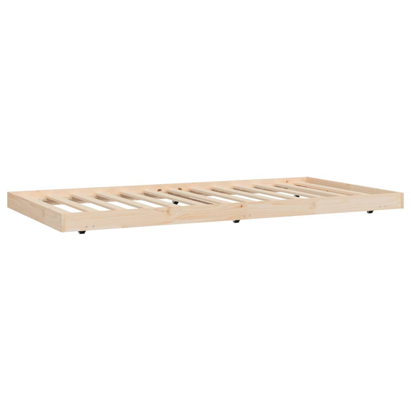 Bed Frame 90x200 cm Solid Wood Pine