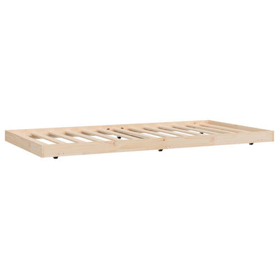 Bed Frame 80x200 cm Solid Wood Pine