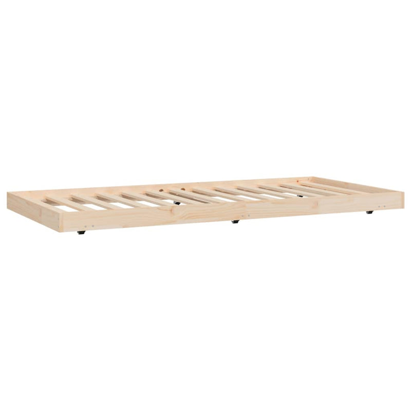 Bed Frame 75x190 cm Small Single Solid Wood Pine