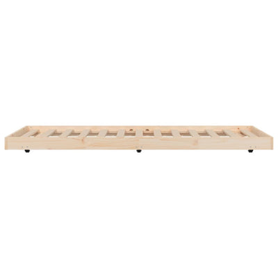 Bed Frame 75x190 cm Small Single Solid Wood Pine