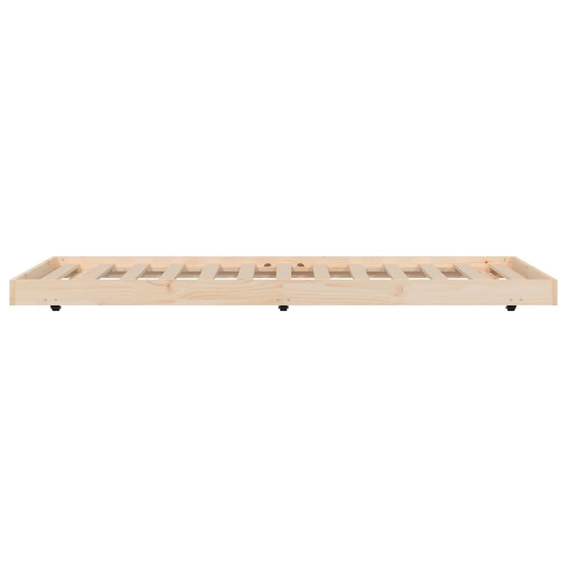 Bed Frame 75x190 cm Small Single Solid Wood Pine