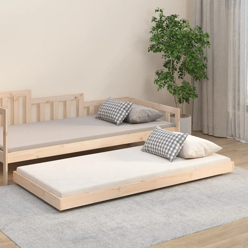 Bed Frame 75x190 cm Small Single Solid Wood Pine