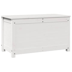 vidaXL Storage Box White 80x40x45.5 cm Solid Wood Pine 2