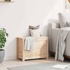 vidaXL Storage Box 60x32x45.5 cm Solid Wood Pine 3