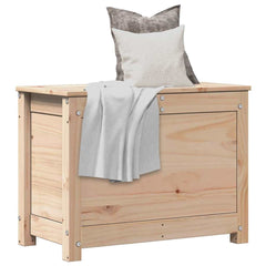 vidaXL Storage Box 60x32x45.5 cm Solid Wood Pine 1