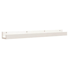 vidaXL Wall Shelves 2 pcs White 110x12x9 cm Solid Wood Pine 3