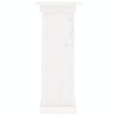 vidaXL Flower Stand White 40x40x90 cm Solid Wood Pine 5