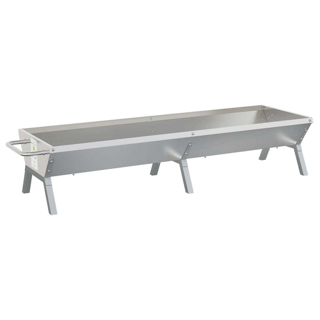 BBQ Tray Silver Stainless Steel 158 cm 31 cm