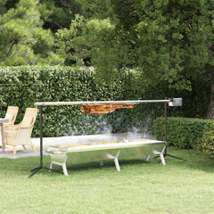BBQ Tray Silver Stainless Steel 158 cm 31 cm