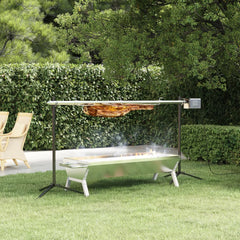 BBQ Tray Silver Stainless Steel 118 cm 30.5 cm
