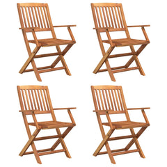 vidaXL 5 Piece Garden Dining Set Solid Wood Acacia 4