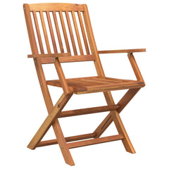 vidaXL 5 Piece Garden Dining Set Solid Wood Acacia 5
