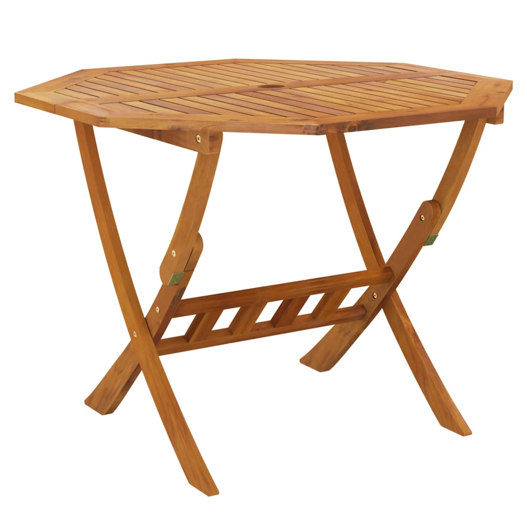 vidaXL 5 Piece Garden Dining Set Solid Wood Acacia 6