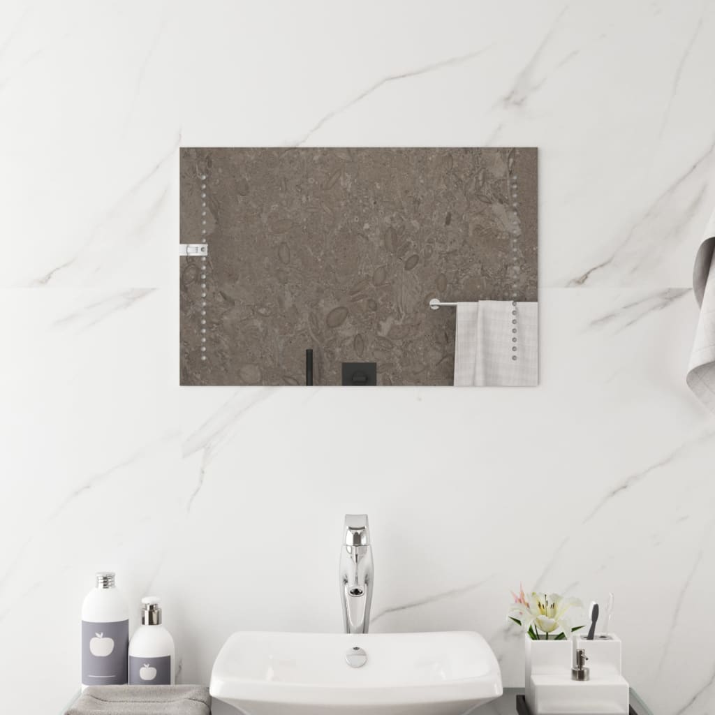 vidaXL LED Bathroom Mirror 40x60 cm 4