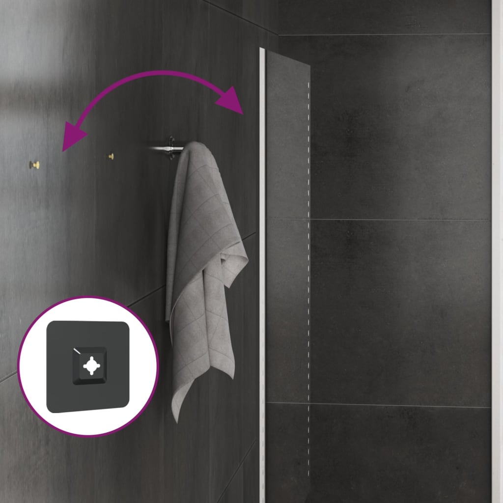 vidaXL LED Bathroom Mirror 40x60 cm 5
