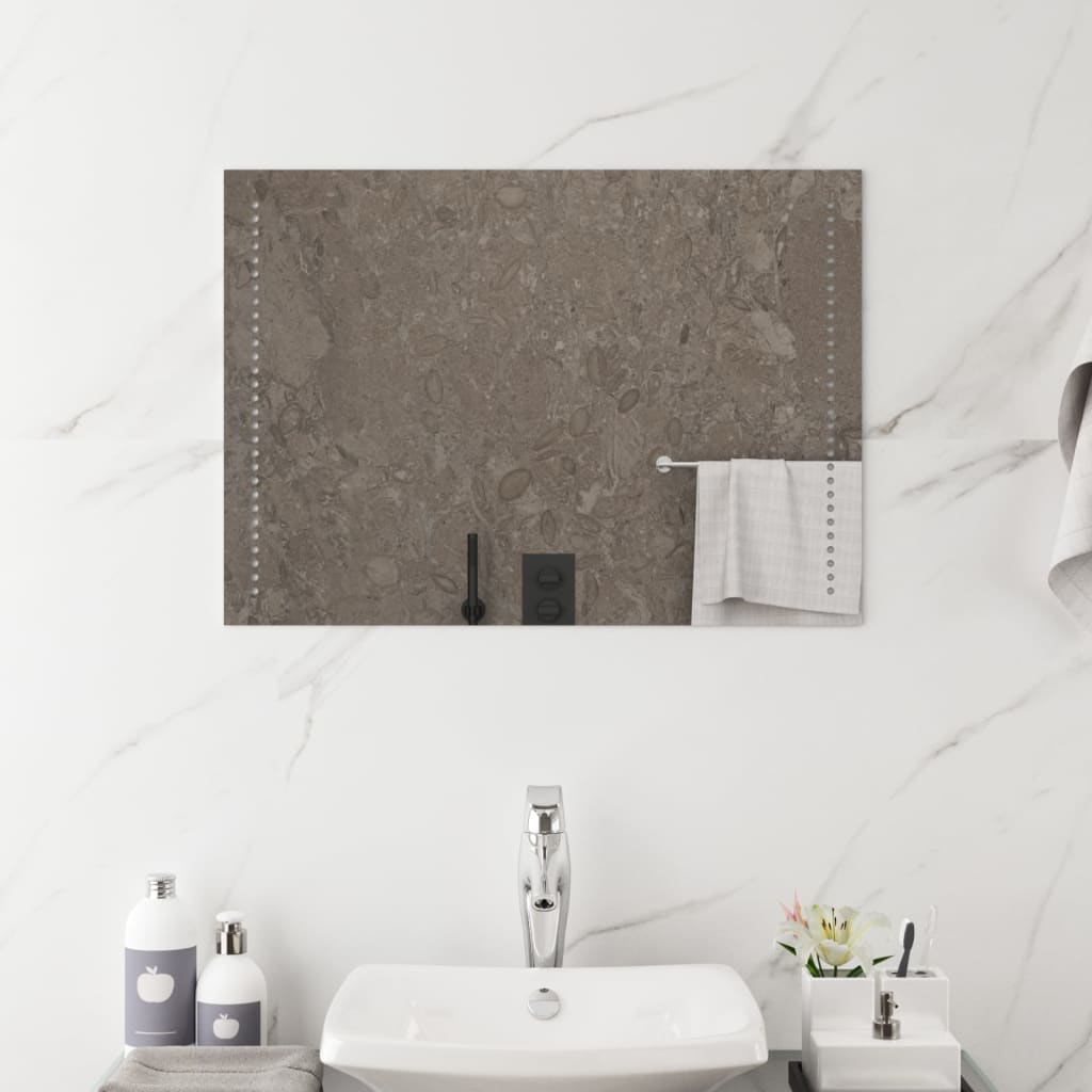 vidaXL LED Bathroom Mirror 50x70 cm 4
