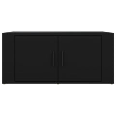 vidaXL Coffee Table Black 80x50x36 cm Engineered Wood 5