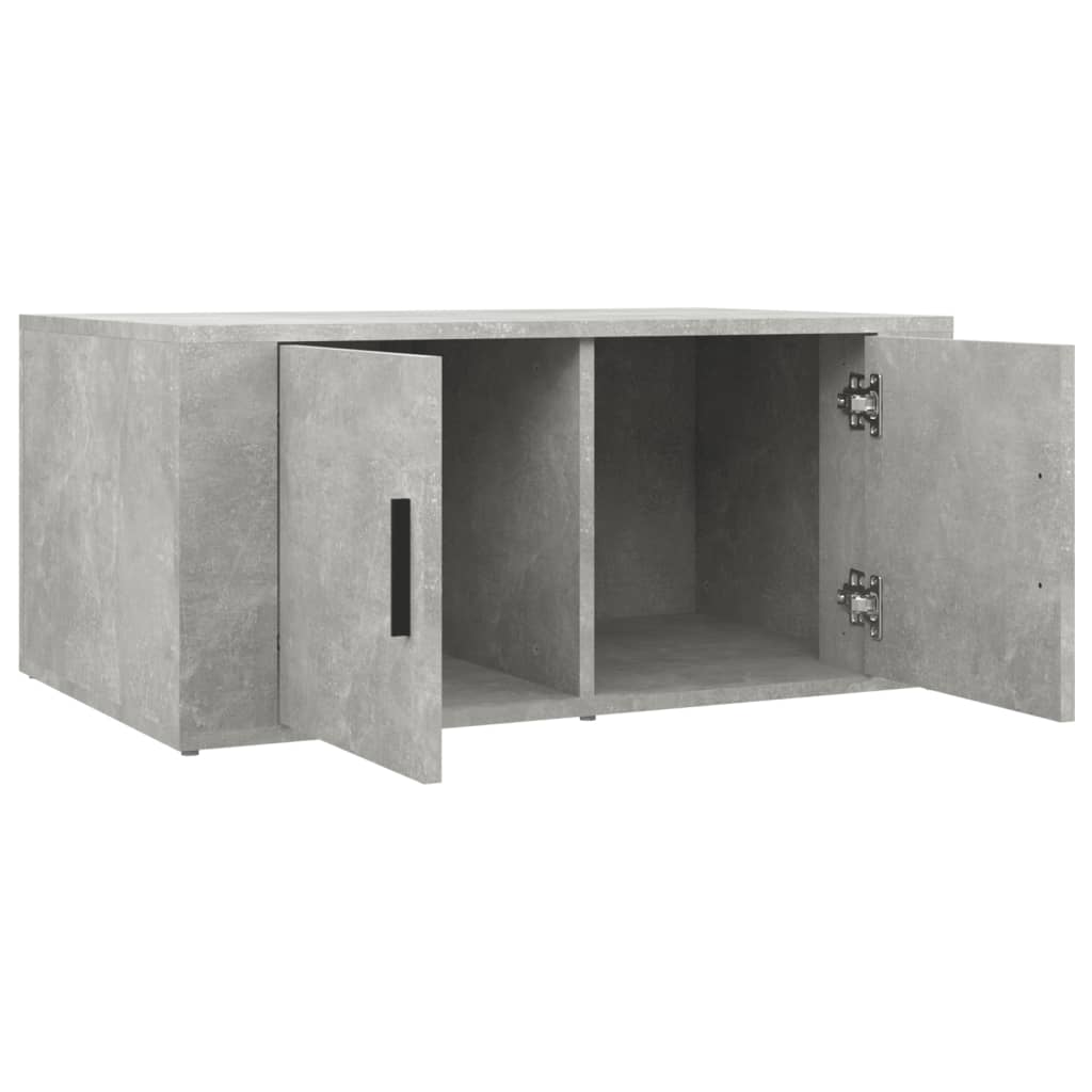 vidaXL Coffee Table Concrete Grey 80x50x36 cm Engineered Wood 6