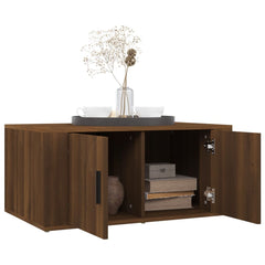 vidaXL Coffee Table Brown Oak 80x50x36 cm Engineered Wood 4