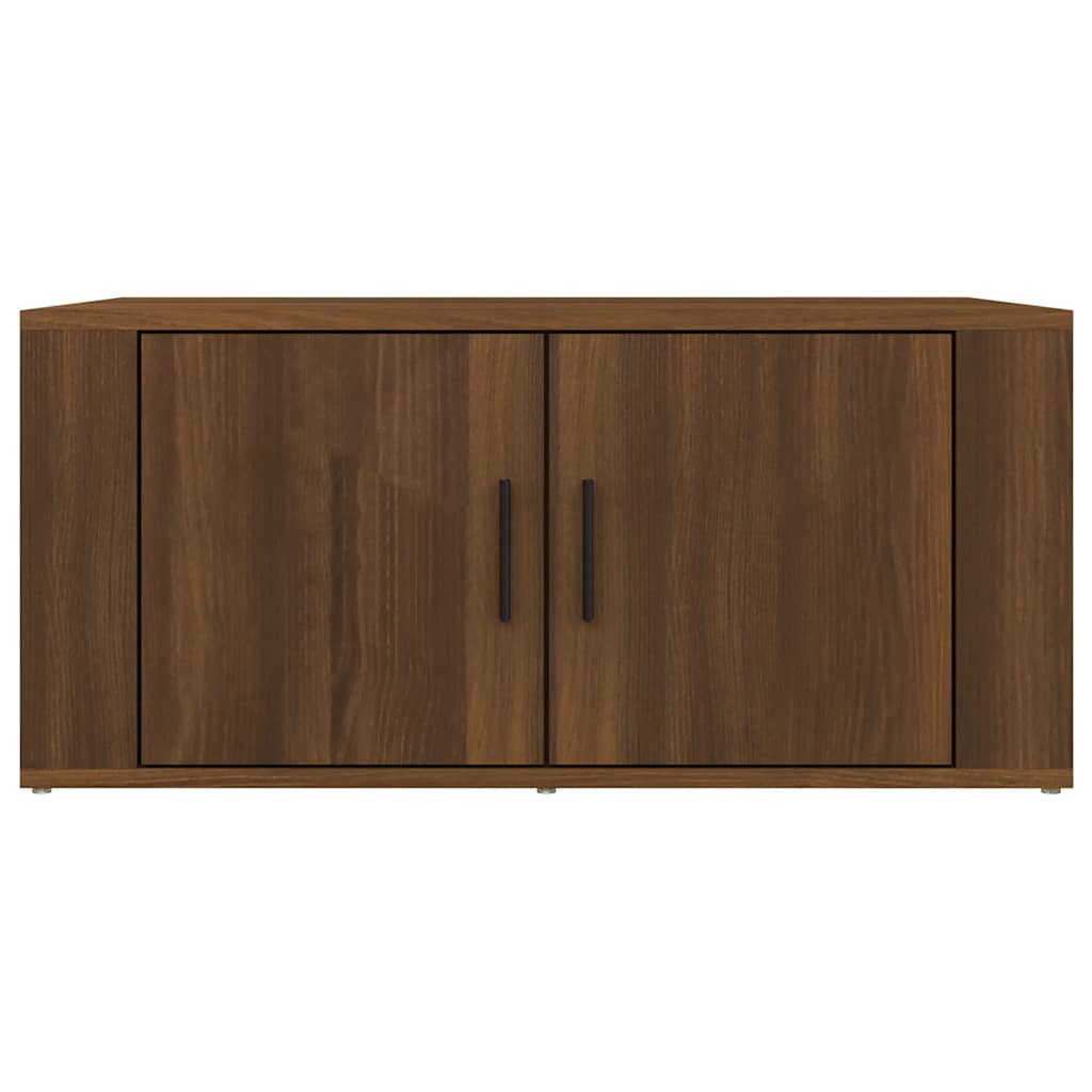 vidaXL Coffee Table Brown Oak 80x50x36 cm Engineered Wood 5