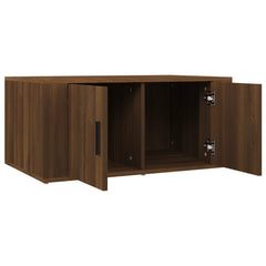 vidaXL Coffee Table Brown Oak 80x50x36 cm Engineered Wood 6