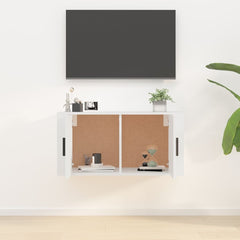 vidaXL Wall Mounted TV Cabinet White 80x34,5x40 cm 3